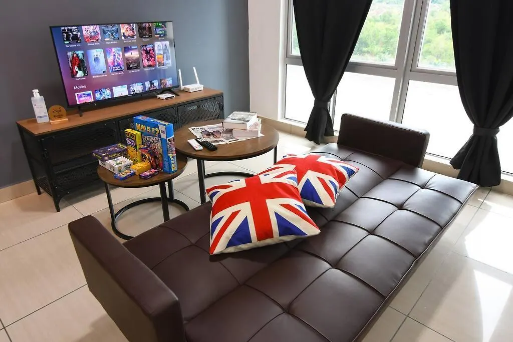 Mount Austin 7Pax /Mahjong/Tv-Box/Boardgames Lejlighed Johor Bahru 0*,  Malaysia